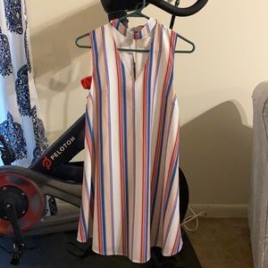 Great dress only worn a few times. Size XS fits more like a small.